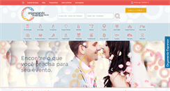 Desktop Screenshot of organizandoeventos.com.br